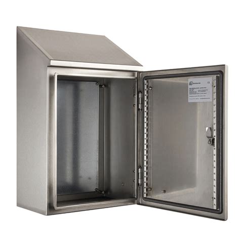 stainless steel electrical enclosure with window|stainless steel wall mounted enclosure.